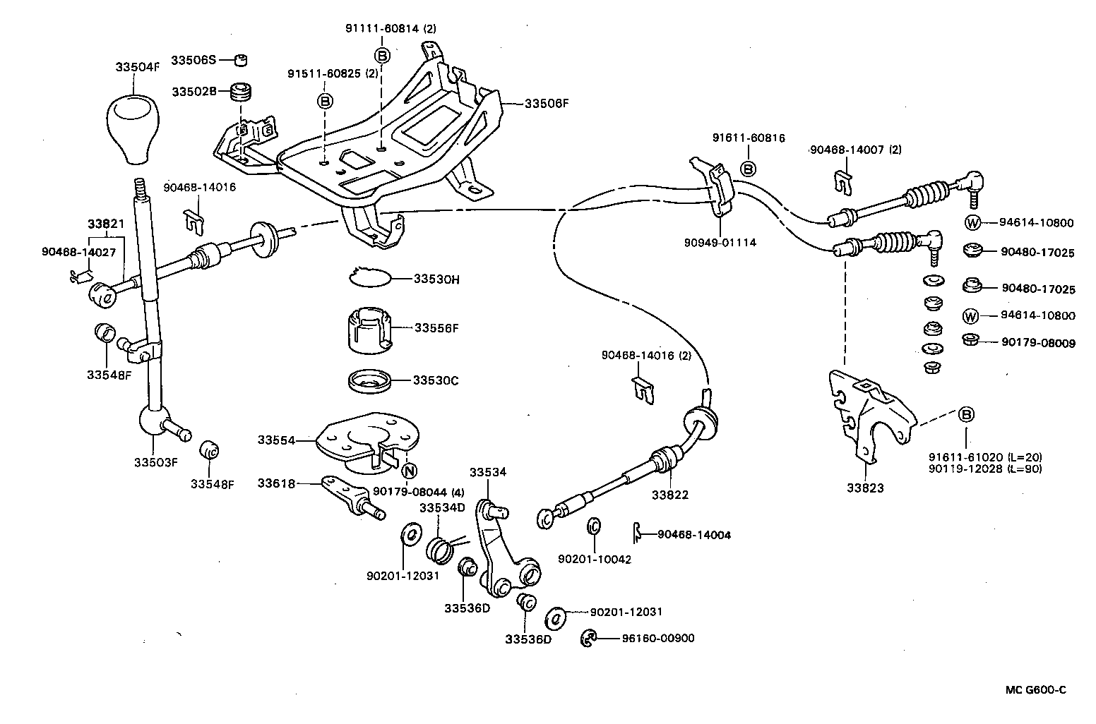 33501-28130 SHAFT, CONTROL (FOR FLOOR SHIFT) product image