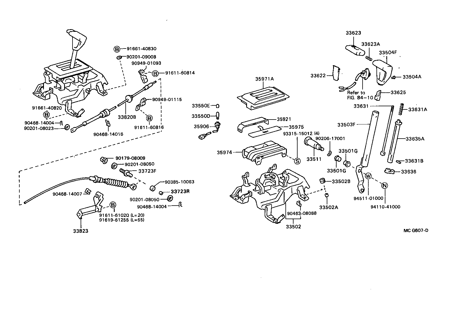 33504-12160-21 KNOB SUB-ASSY, SHIFT LEVER product image