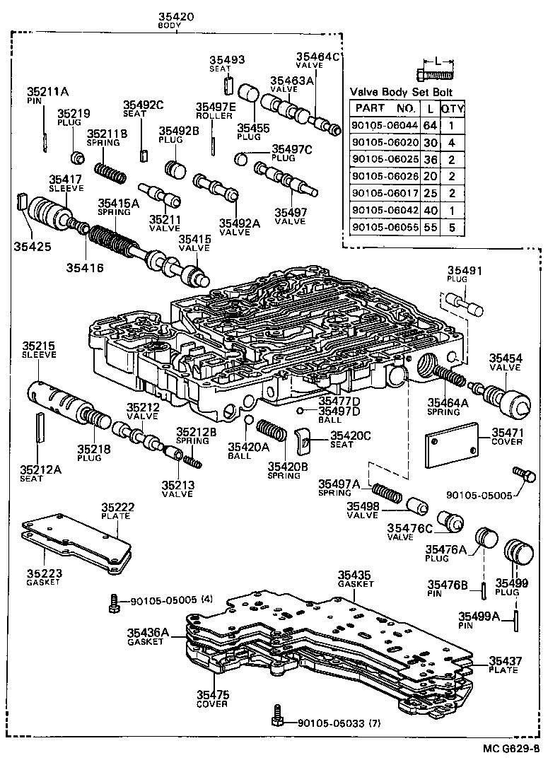 35420-28110 BODY ASSY, LOWER VALVE product image