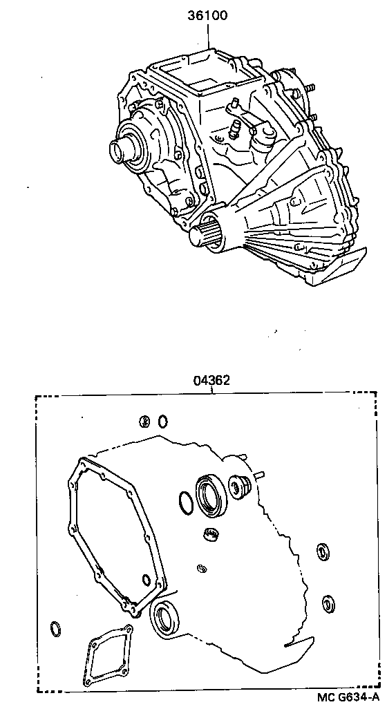 36100-28071 TRANSFER ASSY product image