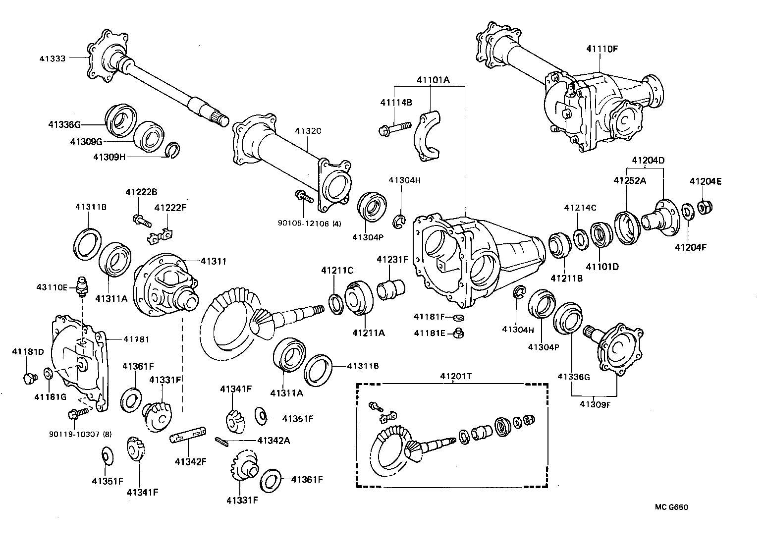 90369-36009 BEARING (FOR DIFFERENTIAL SIDE GEAR SHAFT) product image