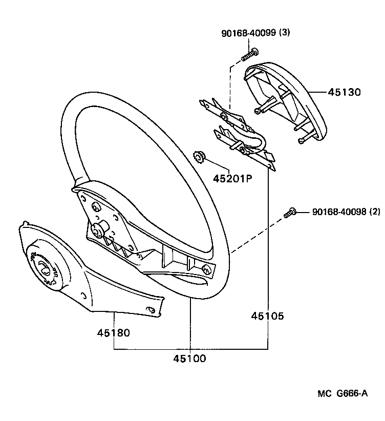 45105-28010 PLATE SUB-ASSY, HORN BUTTON CONTACT, NO.1 product image