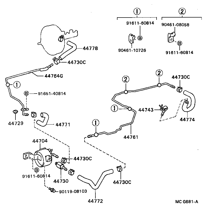 44610-28620 BOOSTER ASSY, BRAKE product image