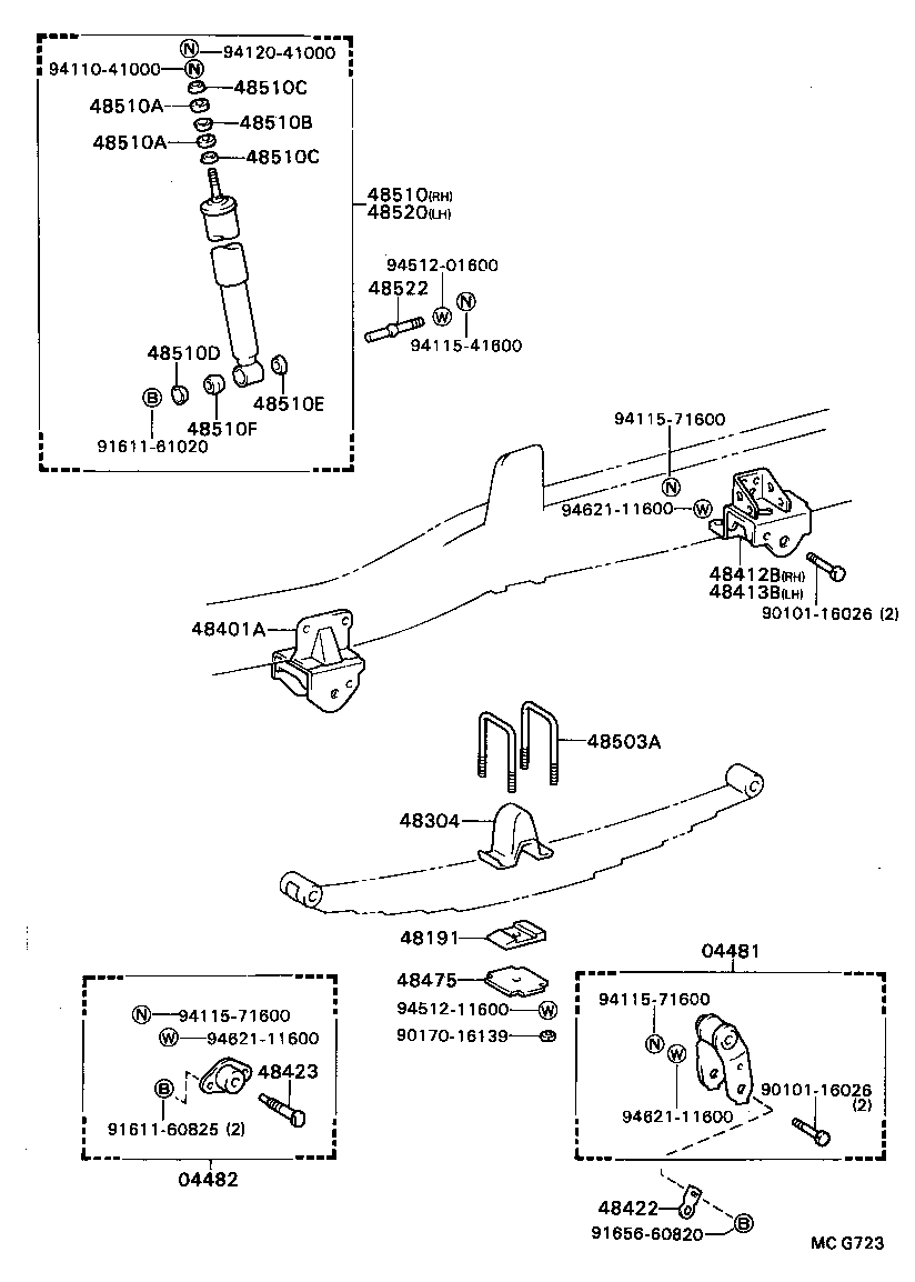 48113-3B470 LEAF, FRONT SPRING, NO.3 product image