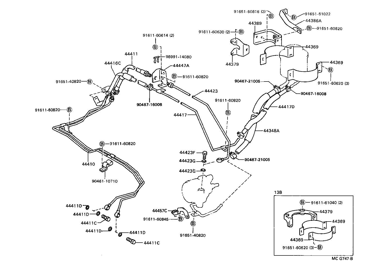 44410-36022 TUBE ASSY, PRESSURE FEED product image