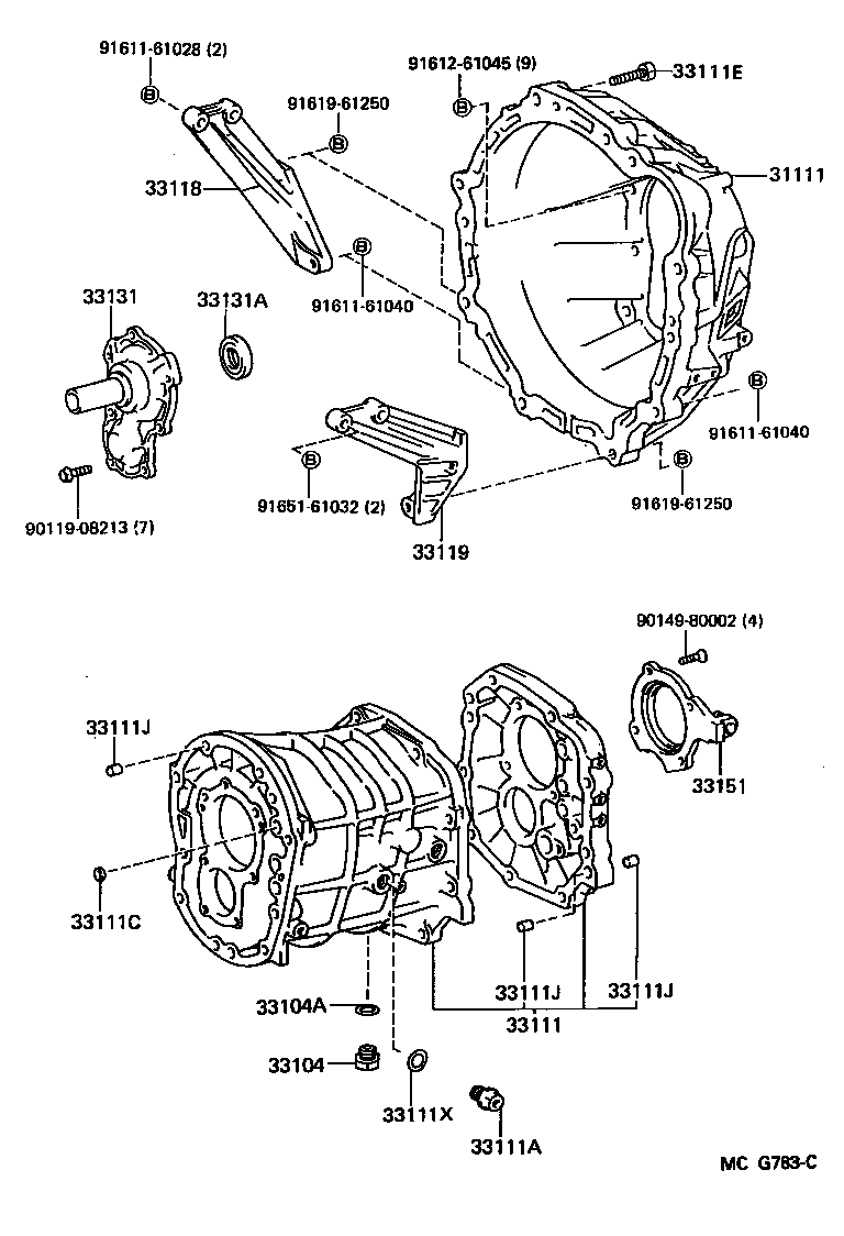 31111-22114 HOUSING, CLUTCH product image