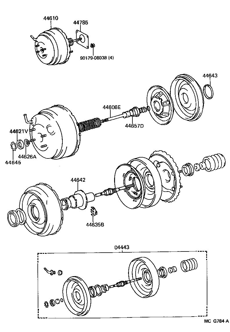 Toyota 44772-22230 HOSE, CHECK VALVE TO BRAKE BOOSTER