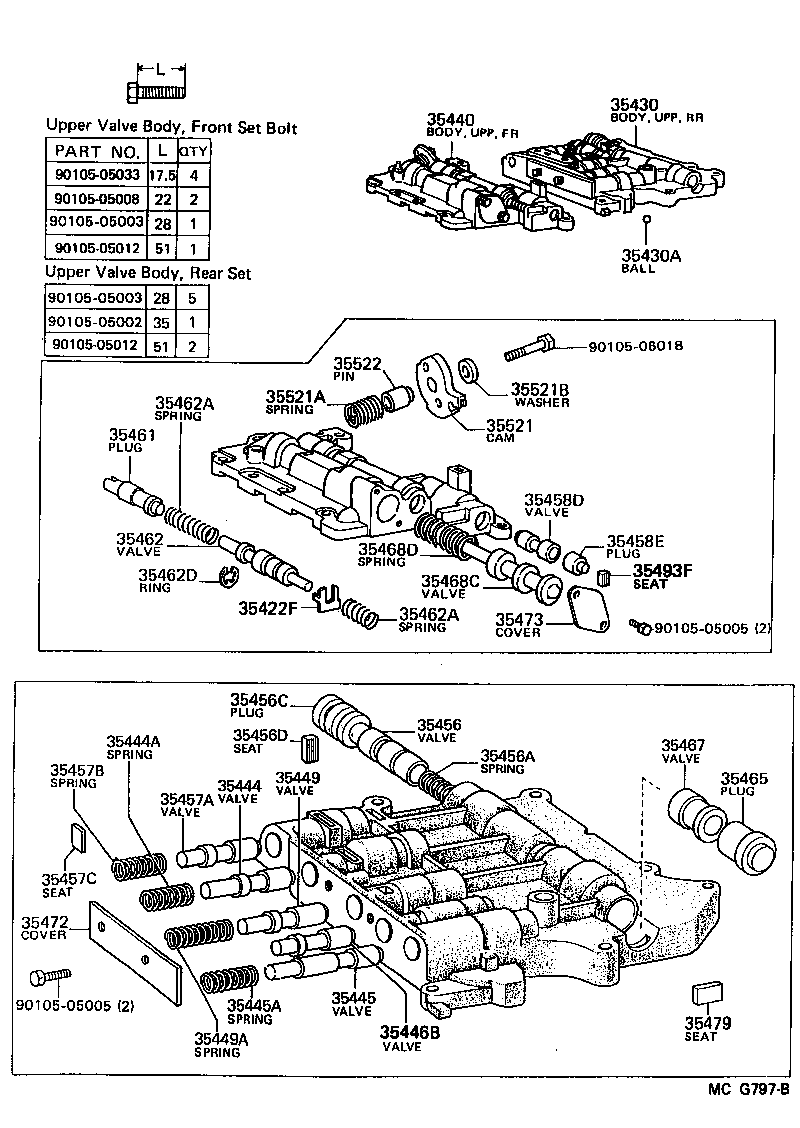 Toyota 35203-30011 VALVE, PRESSURE REGULATOR