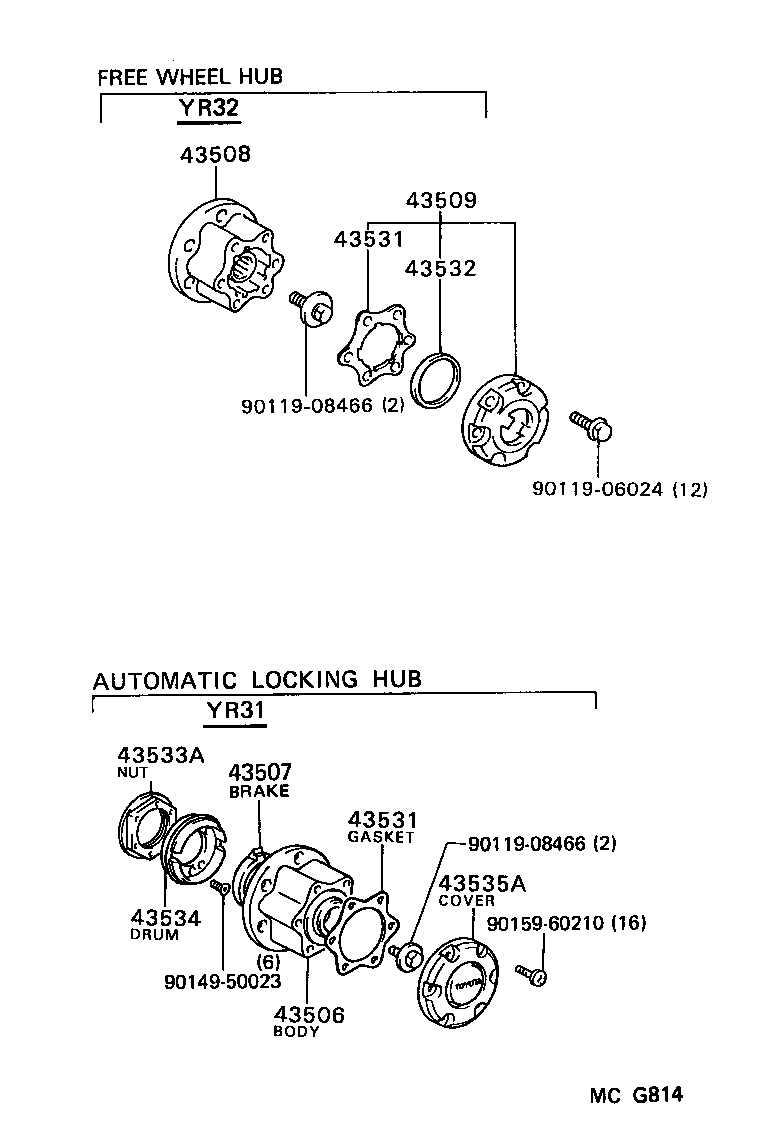 43422-60030 GASKET, FRONT AXLE OUTER SHAFT FLANGE product image