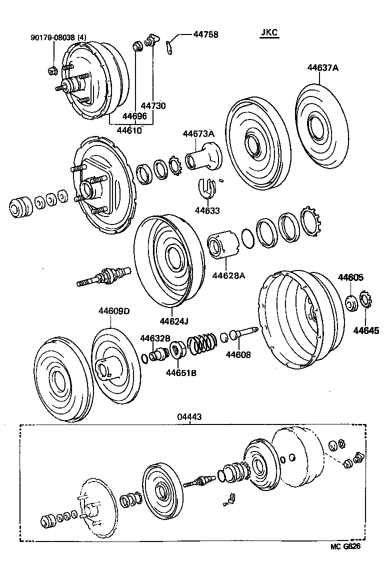 44761-28150 TUBE, INTAKE MANIFOLD OR VACUUM PUMP TO CONNECTOR product image
