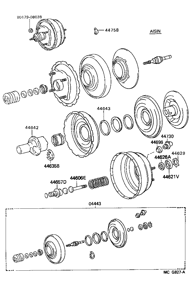 Toyota 44761-28150 TUBE, INTAKE MANIFOLD OR VACUUM PUMP TO CONNECTOR