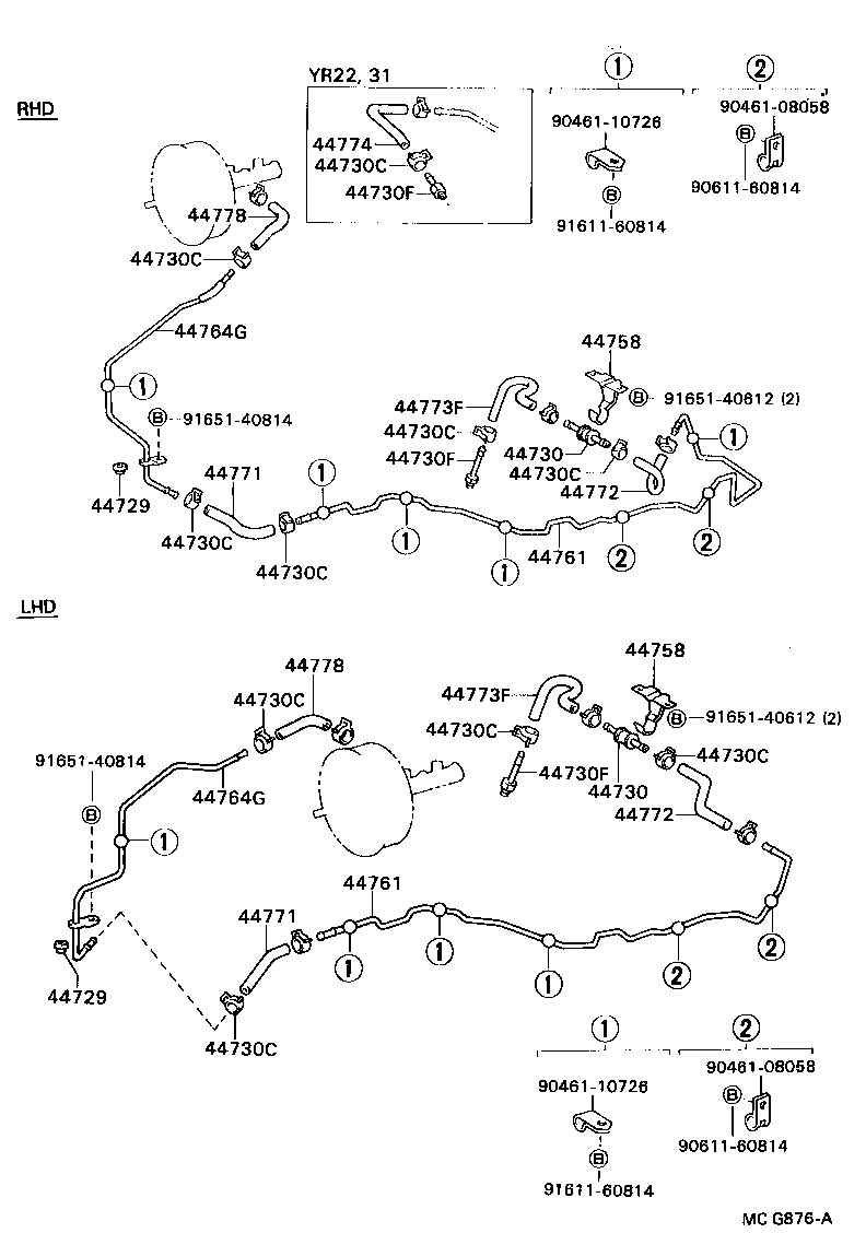 44610-28670 BOOSTER ASSY, BRAKE product image