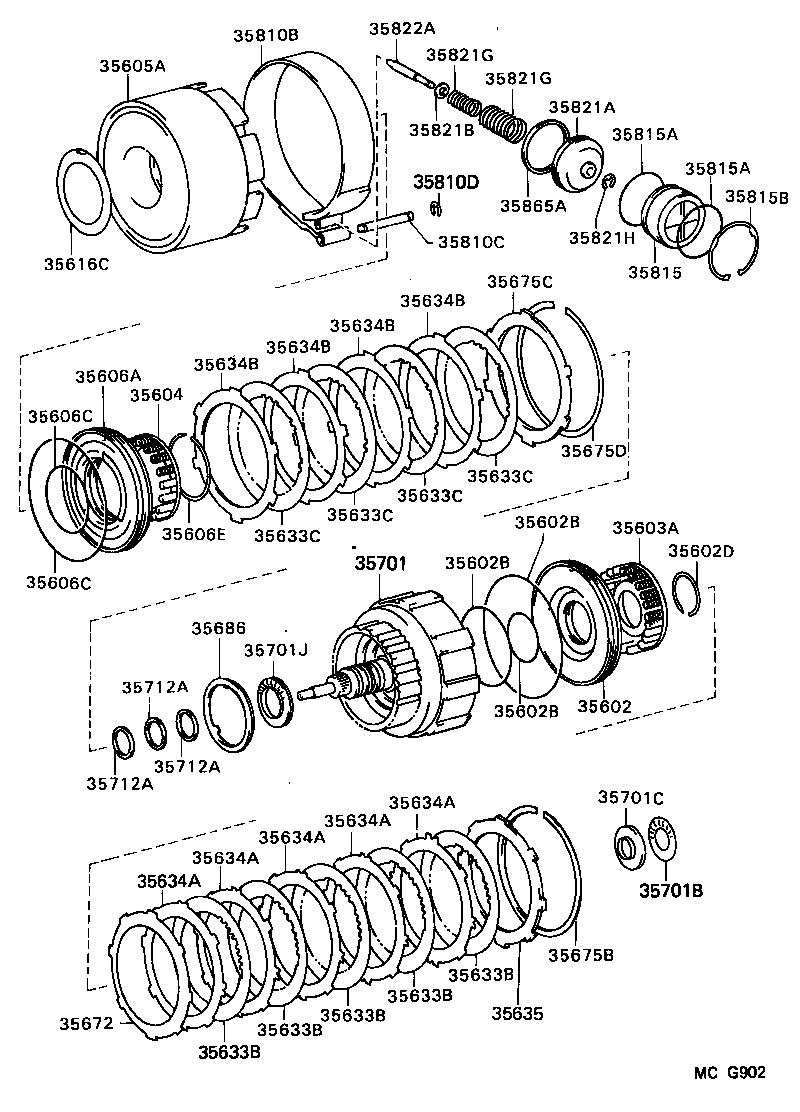 35677-30170 DISC, CLUTCH (FOR FORWARD MULTIPLE DISC CLUTCH) product image
