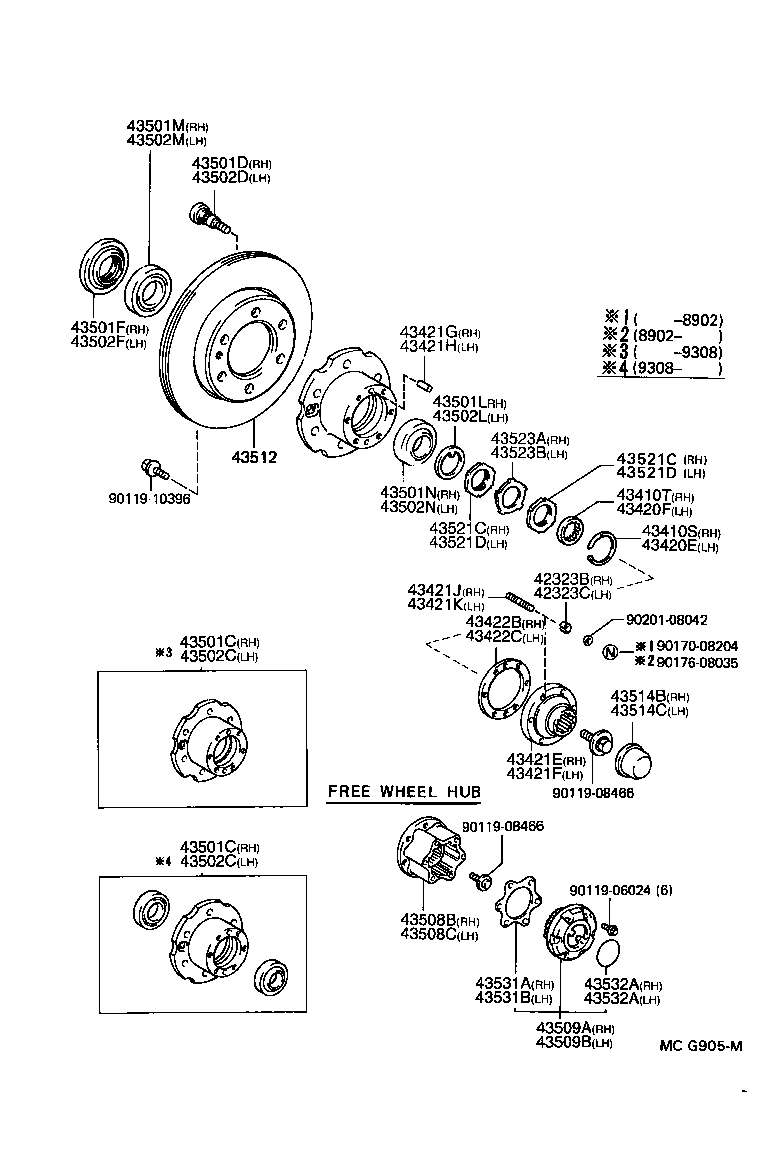 43512-35170 DISC, FRONT product image
