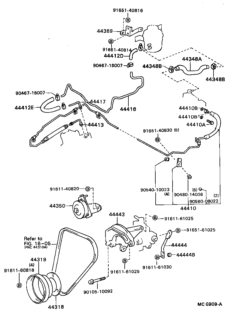 44411-28071 HOSE, PRESSURE FEED product image