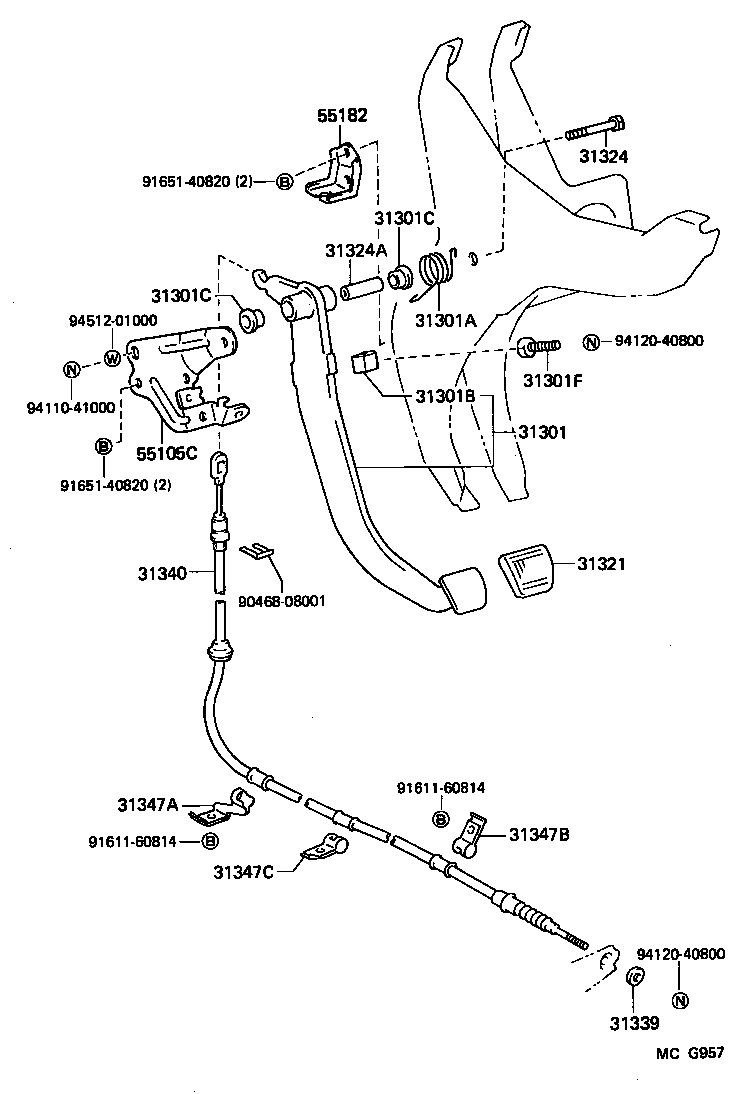31482-28070 TUBE, CLUTCH RELEASE CYLINDER TO ACCUMULATOR product image
