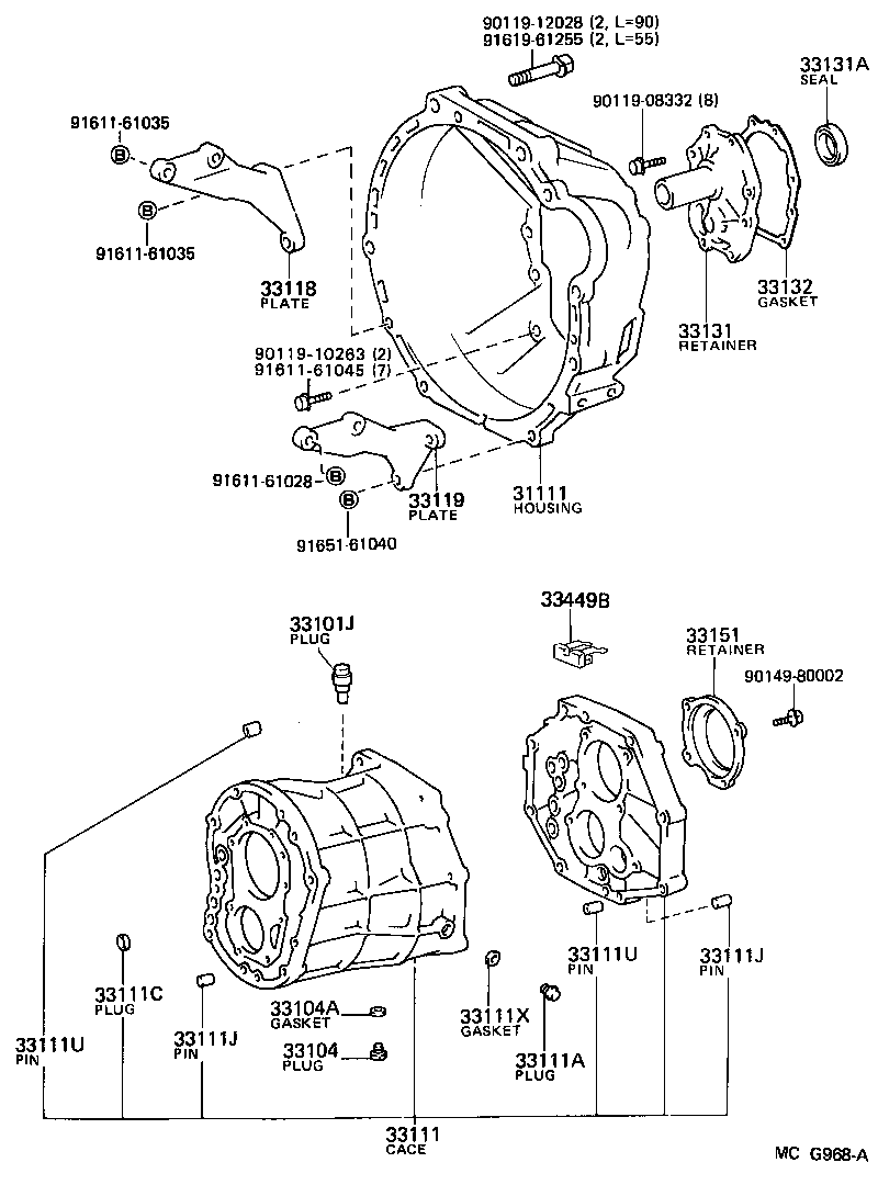 33101-28020 CASE, MANUAL TRANSMISSION product image