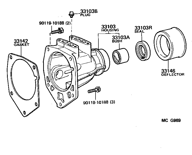 33124-28011 RECEIVER, CASE COVER OIL(MTM) product image