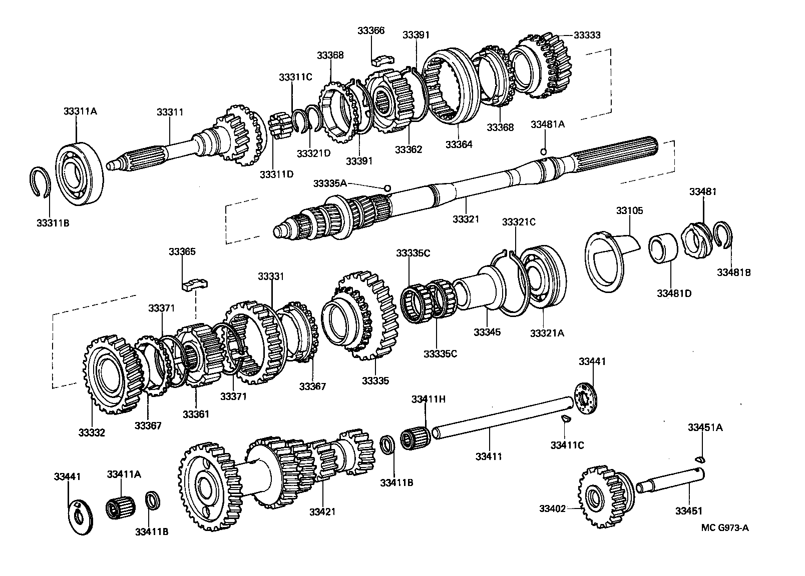 33301-28050 SHAFT, INPUT product image