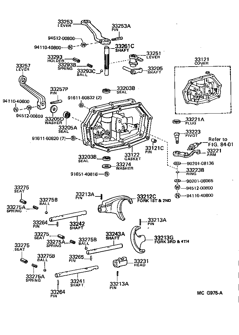 33251-28012 LEVER, SHIFT & SELECT product image