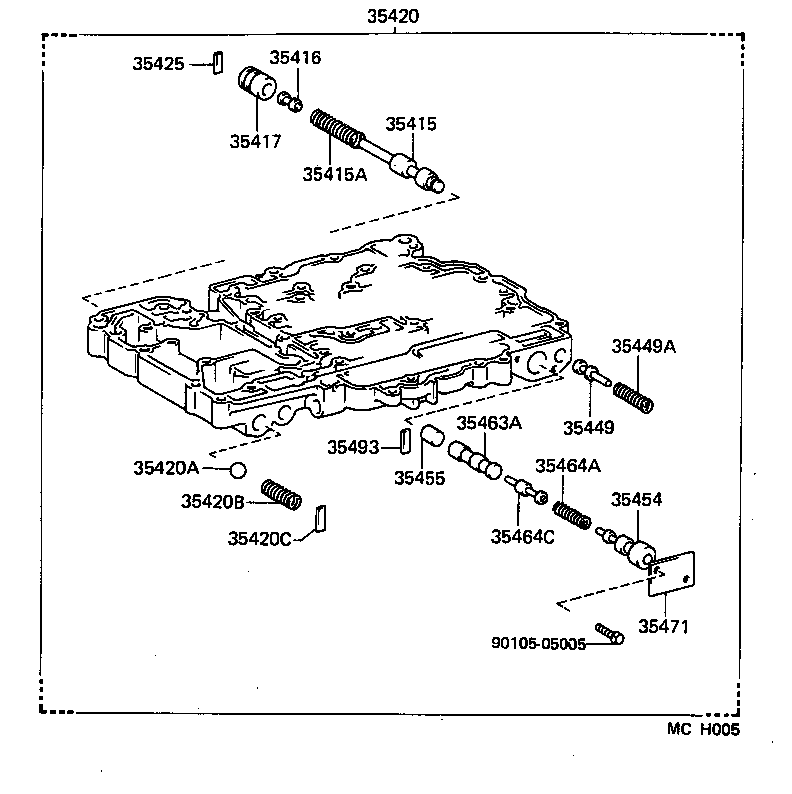 35420-27020 BODY ASSY, LOWER VALVE product image