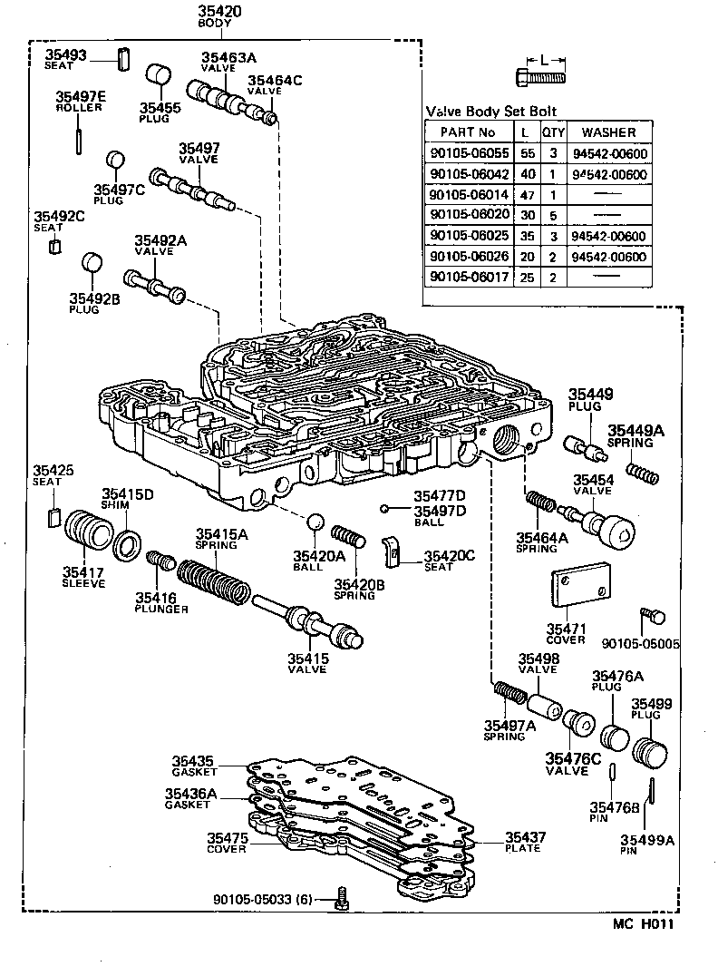 35420-27020 BODY ASSY, LOWER VALVE product image