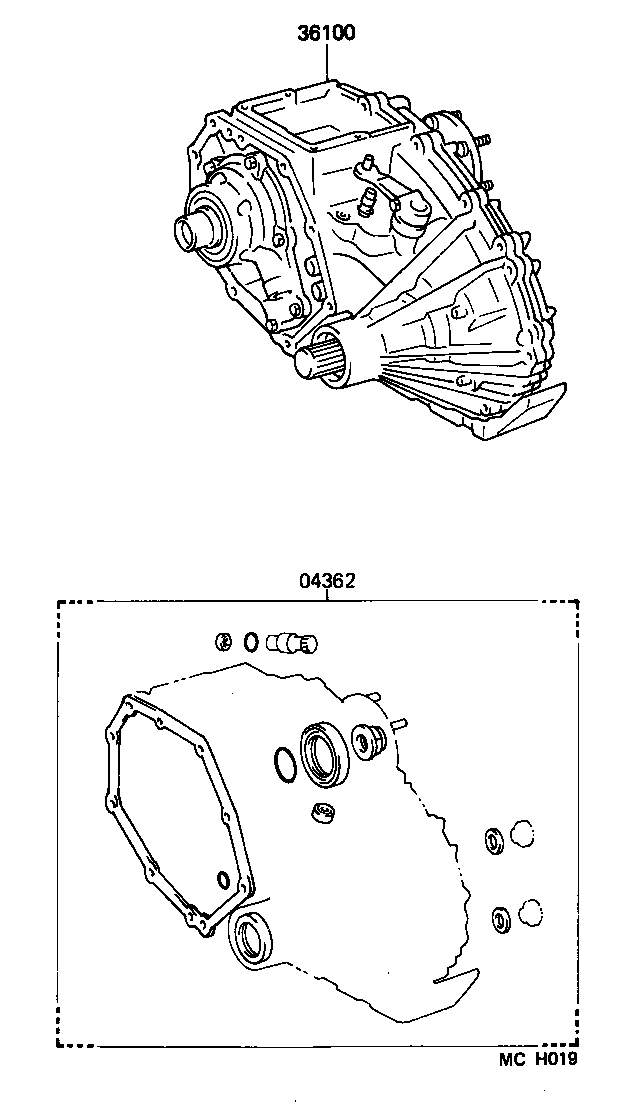 36100-28101 TRANSFER ASSY product image