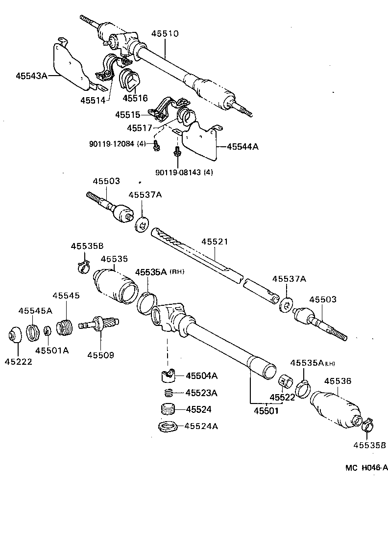 44210-27050 VALVE ASSY, POWER STEERING CONTROL product image