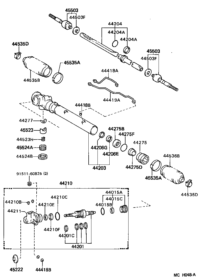 44210-27070 VALVE ASSY, POWER STEERING CONTROL product image