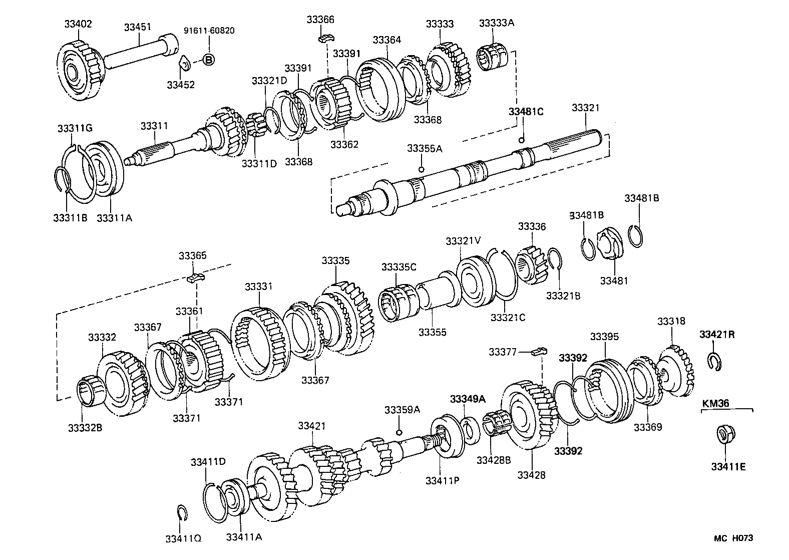 33301-28050 SHAFT, INPUT product image
