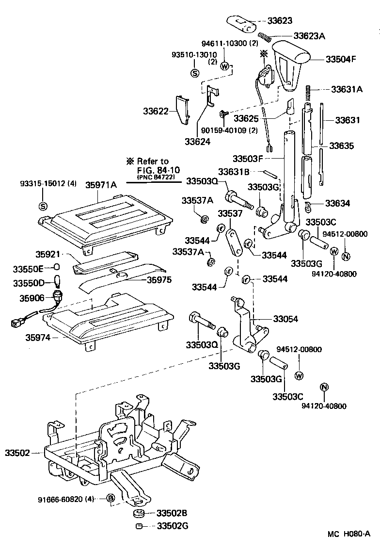 33822-27180 CABLE TRANSMISSION CONTROL SELECT (FOR FLOOR SHIFT) product image