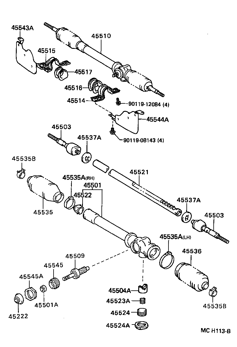 44210-27050 VALVE ASSY, POWER STEERING CONTROL product image