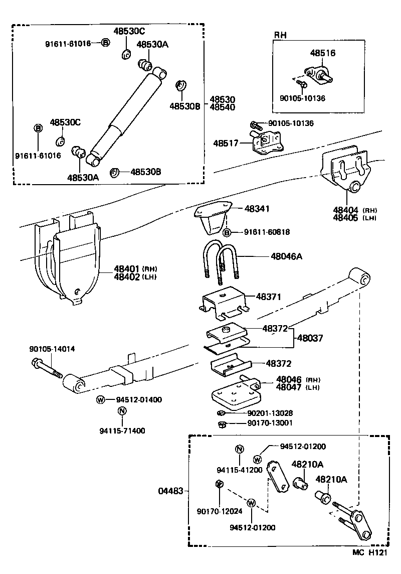 48231-27140 SPRING, COIL, REAR product image