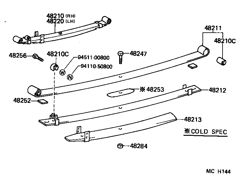 48231-27140 SPRING, COIL, REAR product image