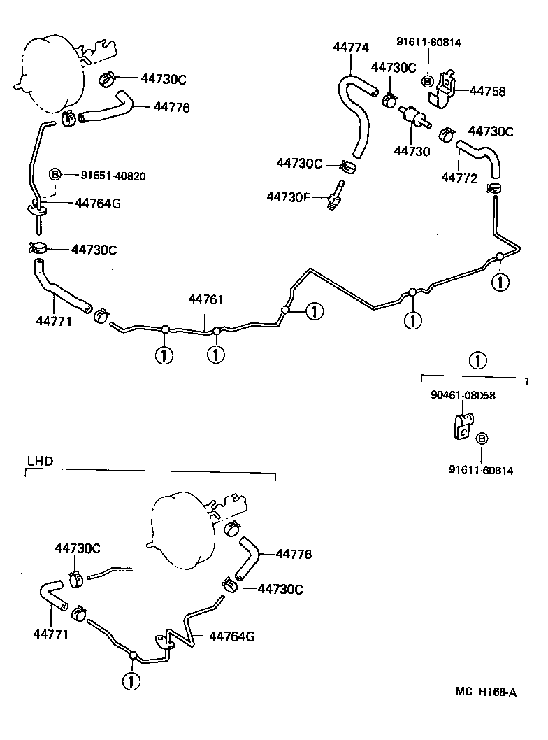 04443-27370 BOOSTER KIT, BRAKE product image