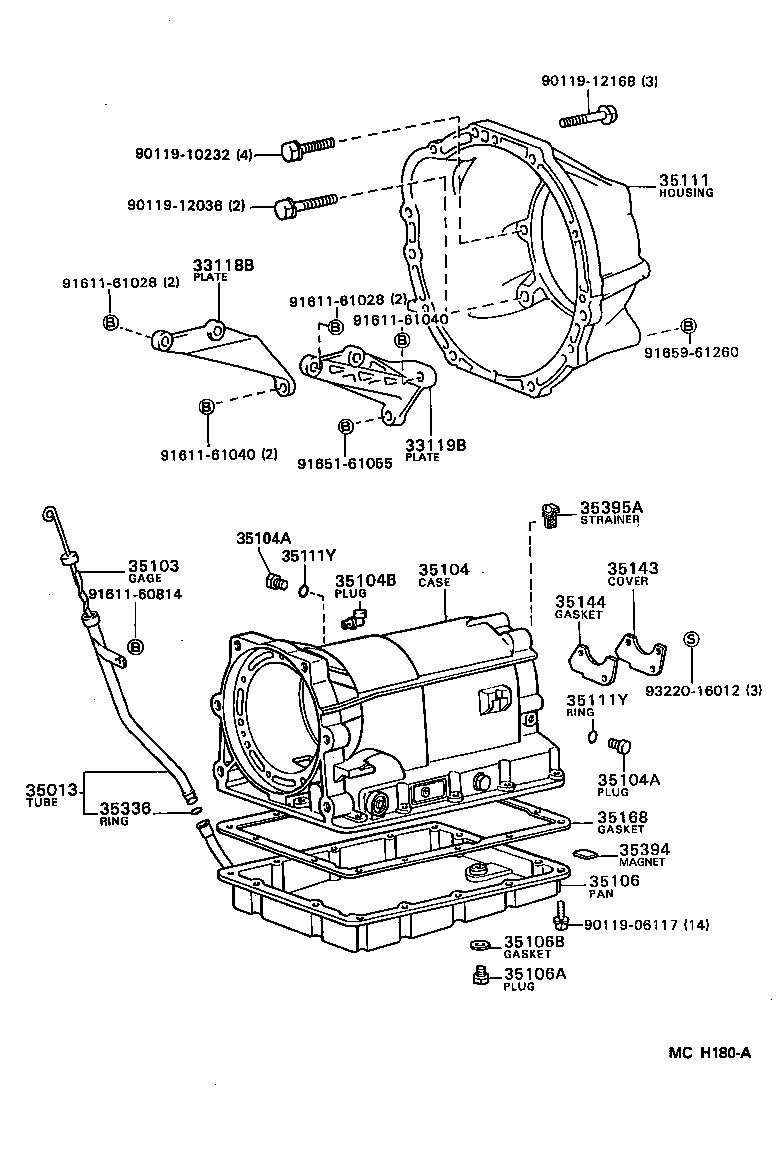 35103-22130 GAGE SUB-ASSY, TRANSMISSION OIL LEVEL product image