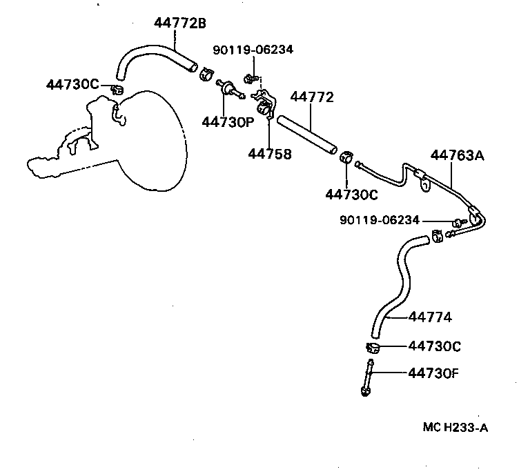 44610-22780 BOOSTER ASSY, BRAKE product image