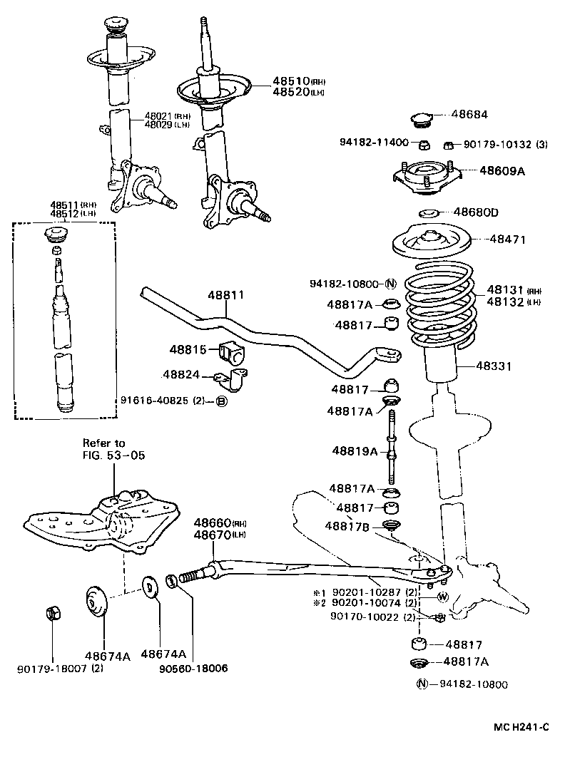 48131-2A820 SPRING, FRONT COIL, RH product image