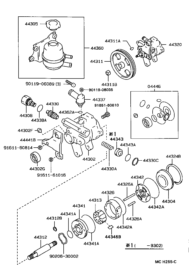 44320-22262 PUMP ASSY, VANE product image