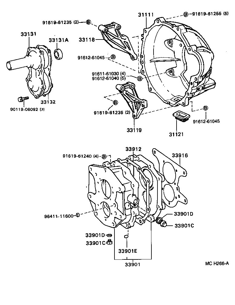 31111-36250 HOUSING, CLUTCH product image