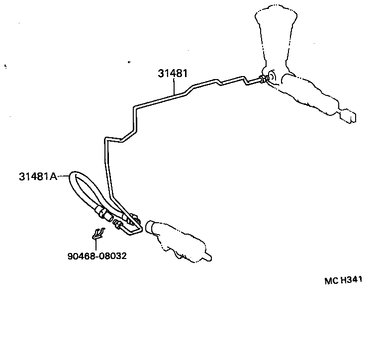 31301-22240 PEDAL SUB-ASSY, CLUTCH product image