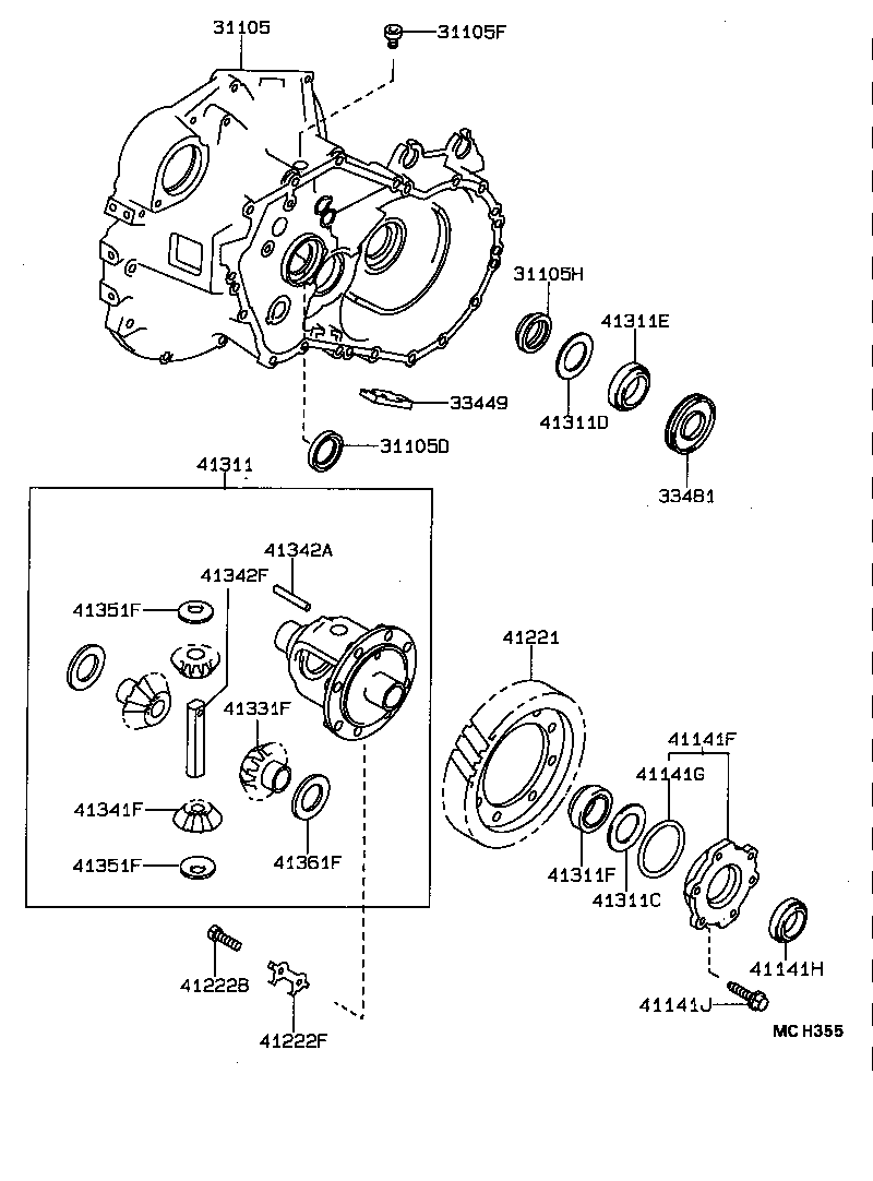 33481-20120 GEAR, SPEEDOMETER DRIVE (MTM) product image