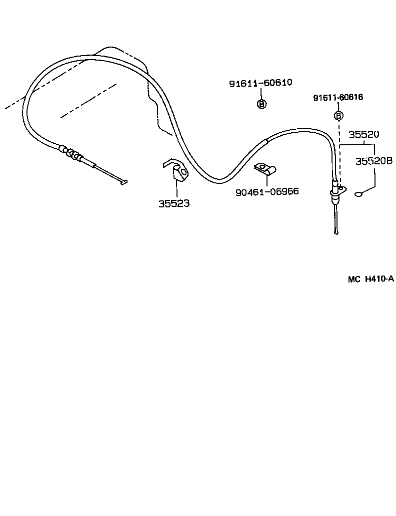 35520-30150 CABLE ASSY, THROTTLE product image