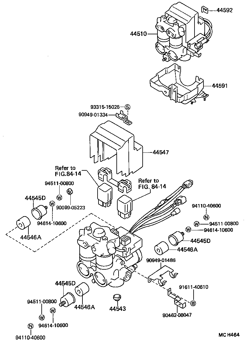 47322-24030 TUBE, REAR BRAKE, NO.2 product image