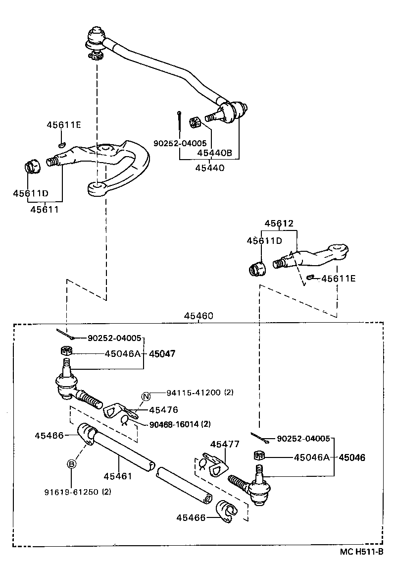 44110-36231 GEAR ASSY, POWER STEERING product image