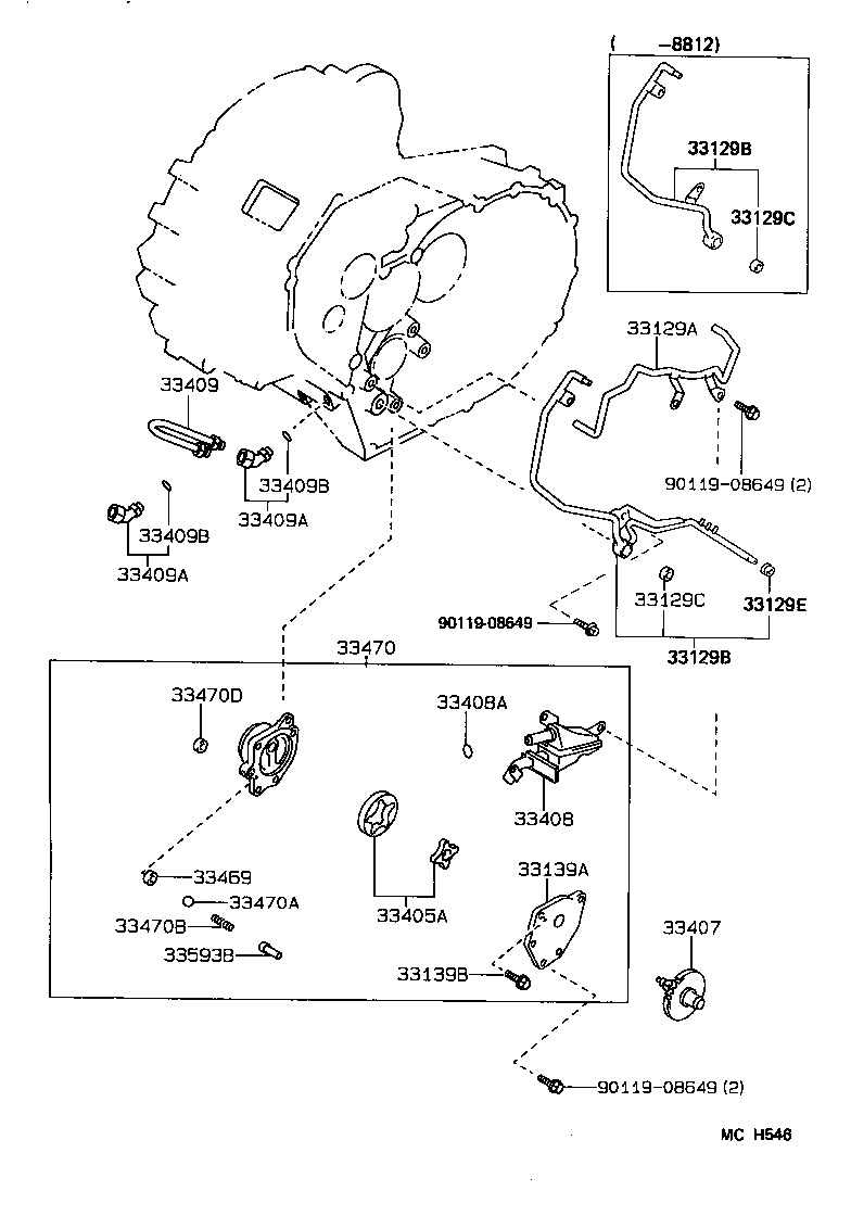 33407-20010 GEAR SUB-ASSY, MANUAL TRANSMISSION OIL PUMP DRIVE product image