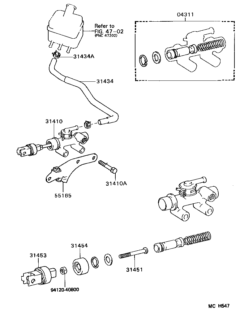 31434-36200 TUBE, CLUTCH RESERVOIR product image