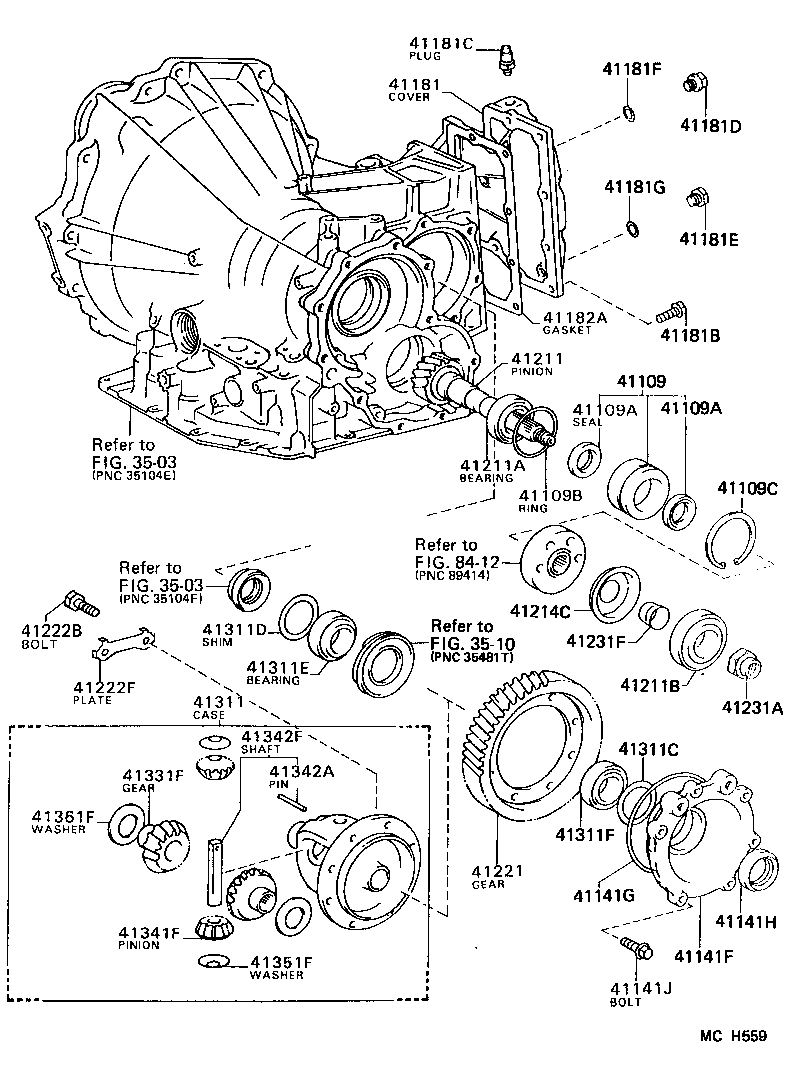 33143-32010 BAFFLE, FRONT DIFFERENTIAL OIL product image