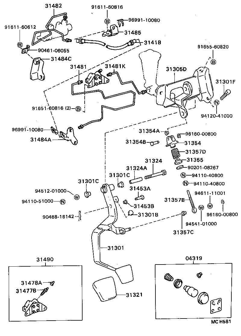 90931-01047 HOSE, CLUTCH product image