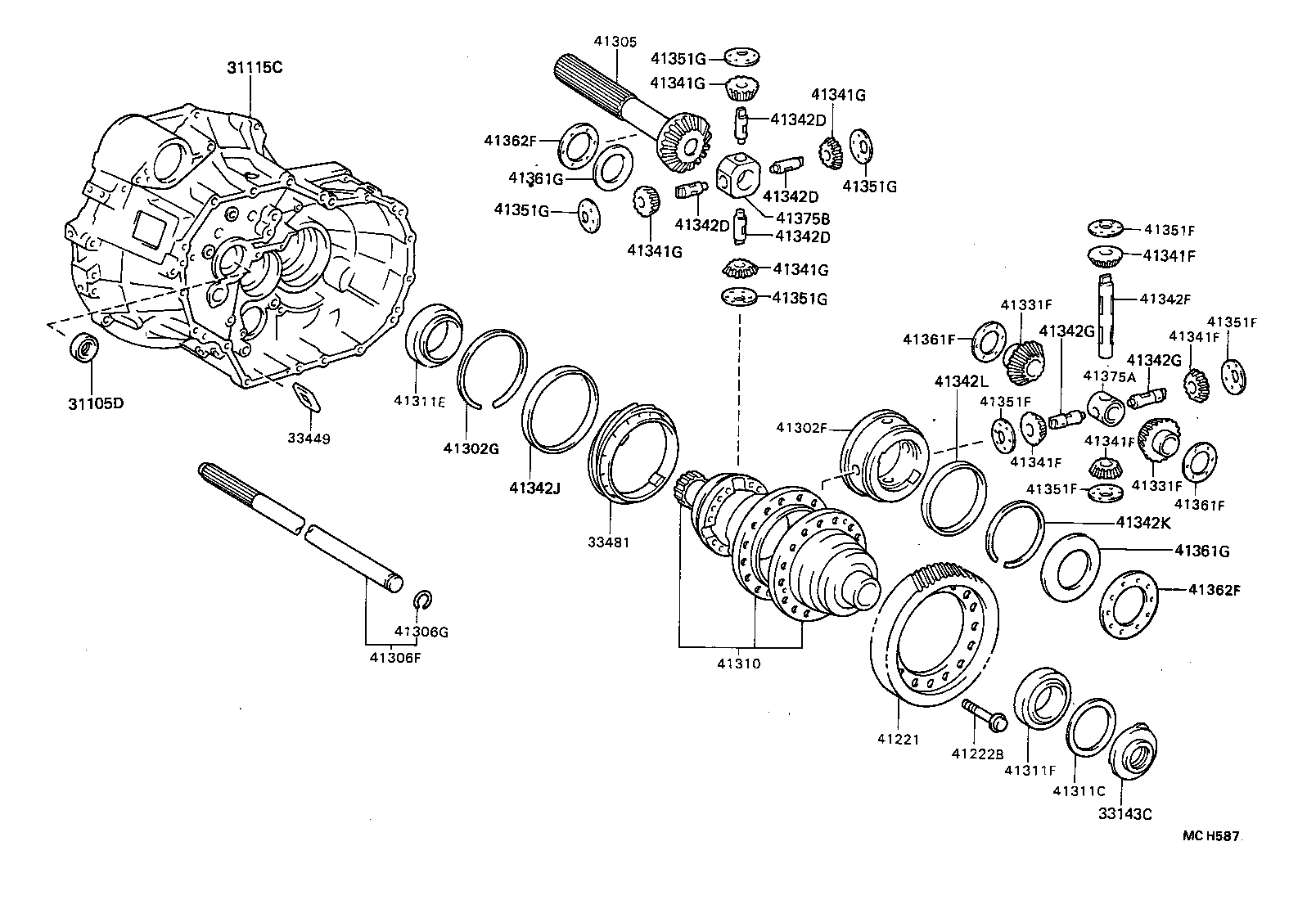 33143-32010 BAFFLE, FRONT DIFFERENTIAL OIL product image